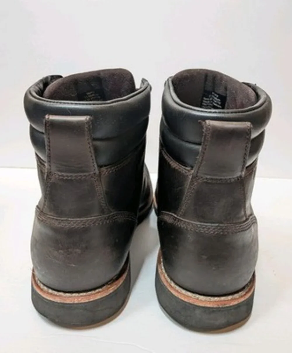 LL Bean Plain Toe Bucksport Leather Boots Men's 11 TEK 2.5 True Comfort 514176